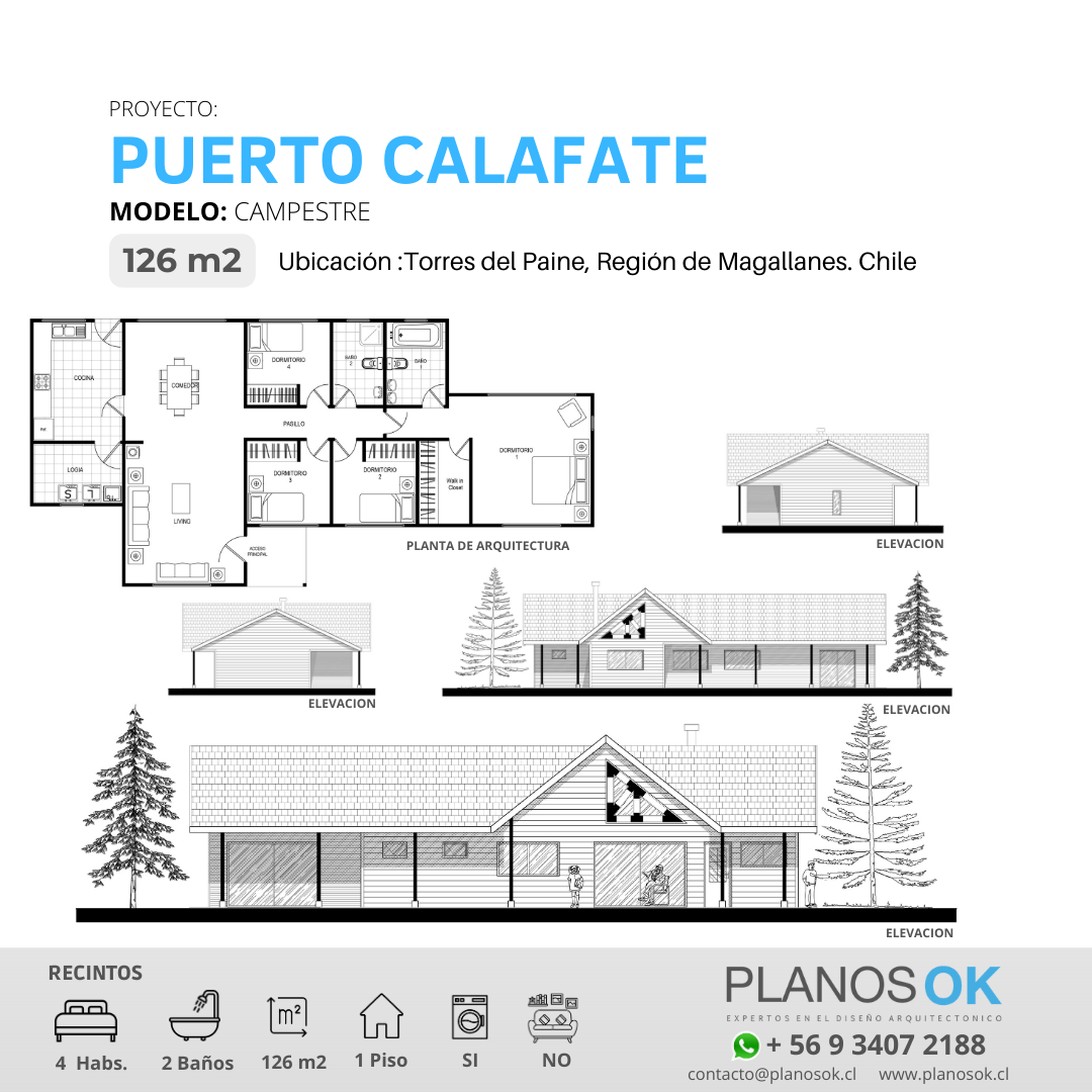 Proyecto - PUERTO CALAFATE 126m2